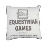 HKM Canvas kussen met nostalgieprint 45 x 45cm 